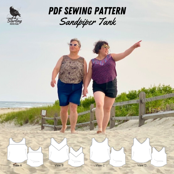 Sandpiper Tank PDF Sewing Pattern & Instructions - Image 4