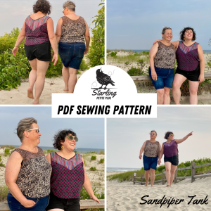 Sandpiper Tank PDF Sewing Pattern & Instructions