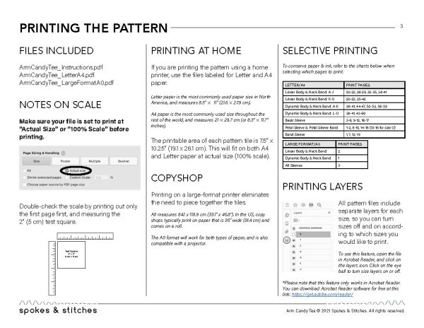 Arm Candy Tee PDF Sewing Pattern & Instructions - Image 21