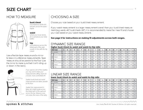 Arm Candy Tee PDF Sewing Pattern & Instructions - Image 23