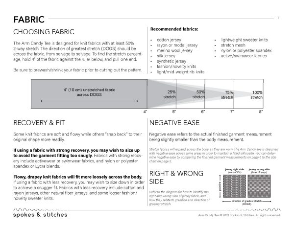 Arm Candy Tee PDF Sewing Pattern & Instructions - Image 25