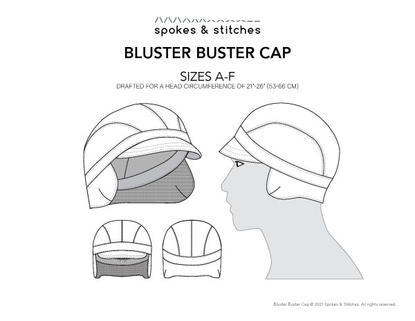 Bluster Buster Cap PDF Sewing Pattern & Instructions - Image 6